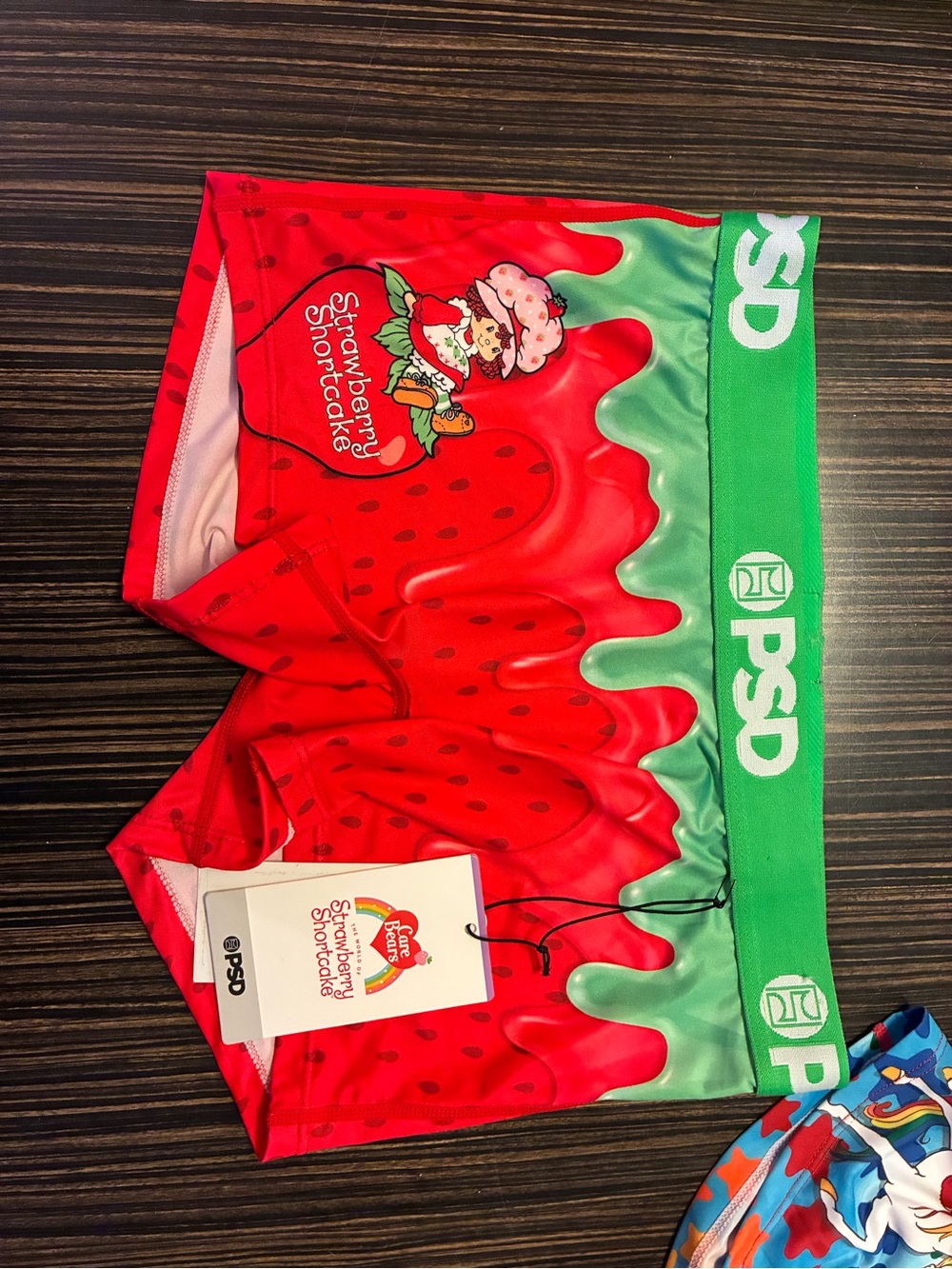 PSD Pink & Green Strawberry Shortcake Graphic Boxer Briefs